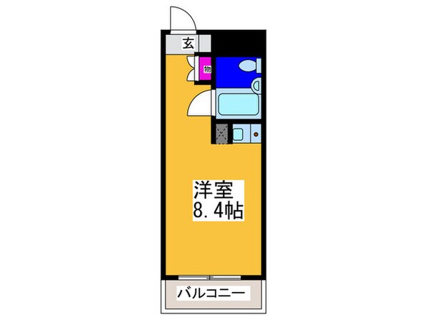 シャンソニエパレスの物件間取画像